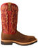 Twisted X Women's Lite Cowboy Waterproof Western Work Boots - Composite Toe, Red, hi-res