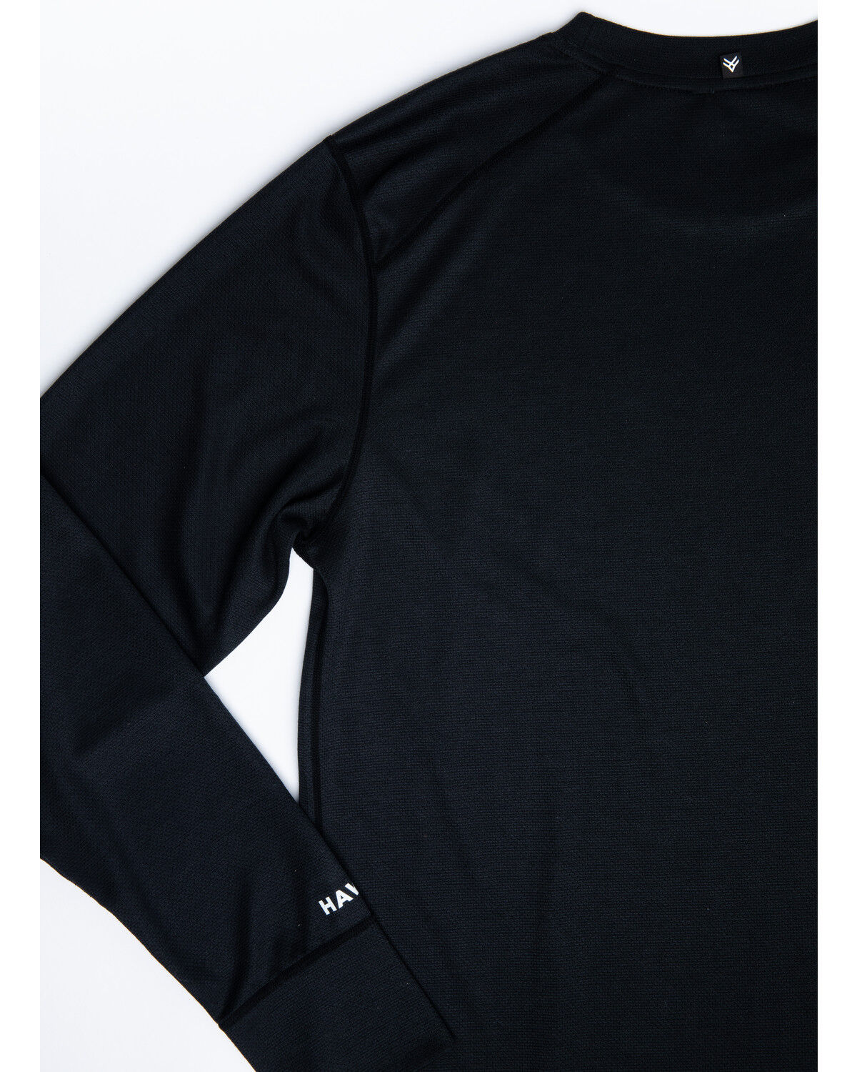 Image #3 - Hawx Men's Black Mid-Weight Base Layer Thermal Long Sleeve Work Shirt - Tall, Black, hi-res