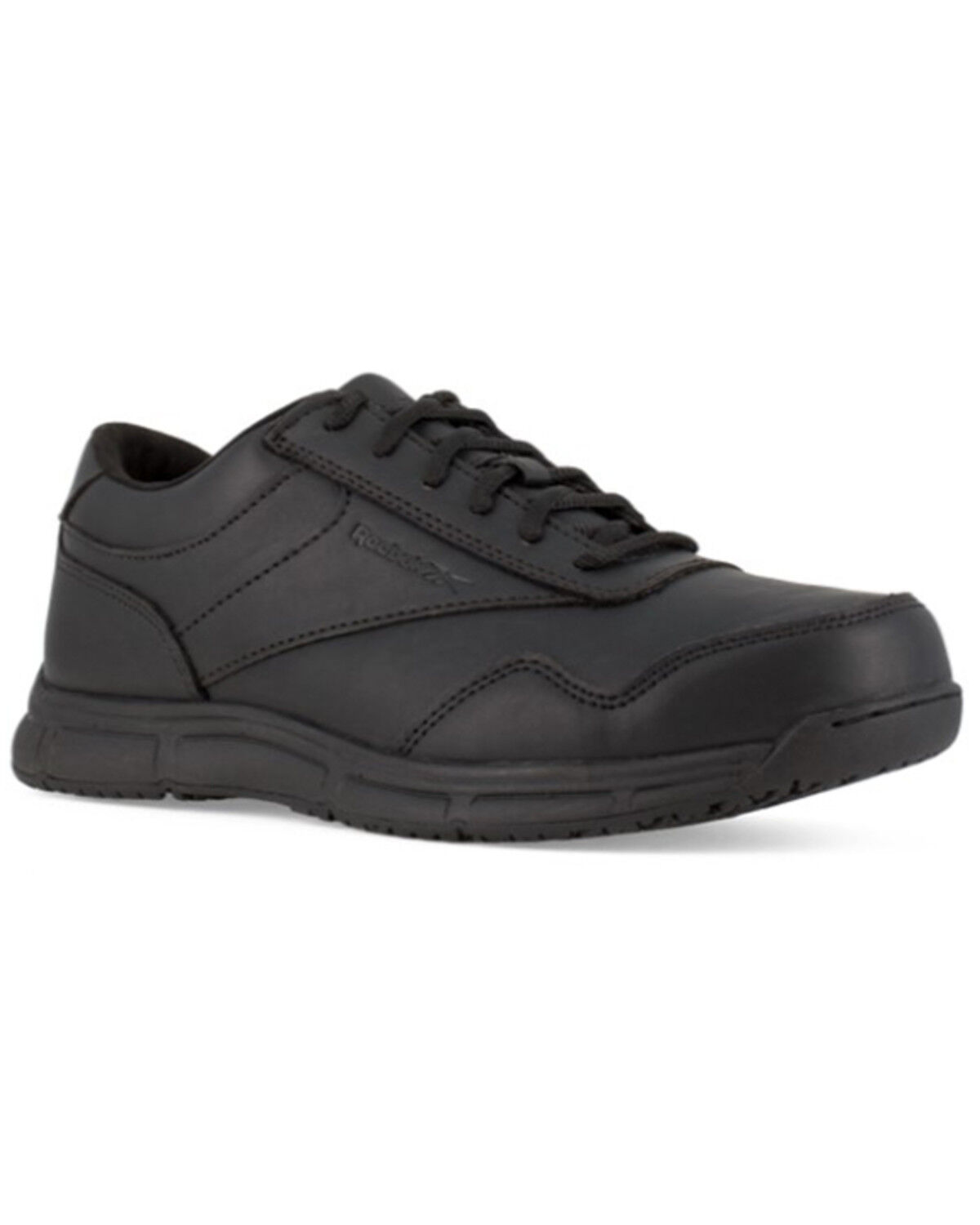 Image #1 - Reebok Men's Jorie LT Athletic Work Shoes - Soft Toe, Black, hi-res