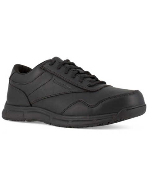 Reebok Men's Jorie LT Athletic Work Shoes - Soft Toe , Black, hi-res