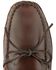Minnetonka Men's Double Bottom Cowhide Driving Moccasins, Dark Brown, hi-res