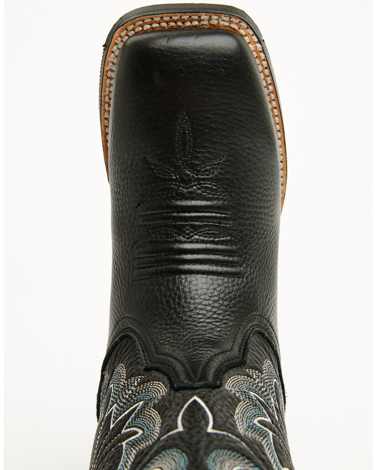 Image #6 - Dan Post Women's Lizzie Performance Western Boots - Broad Square Toe, Black, hi-res