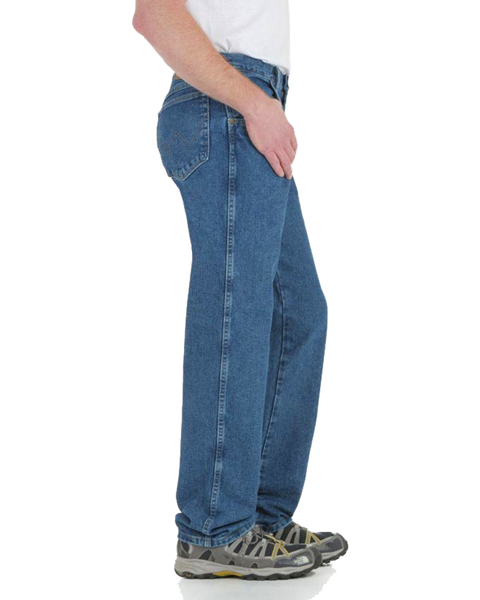Image #2 - Wrangler Men's Rugged Wear Relaxed Fit Jeans, Indigo, hi-res