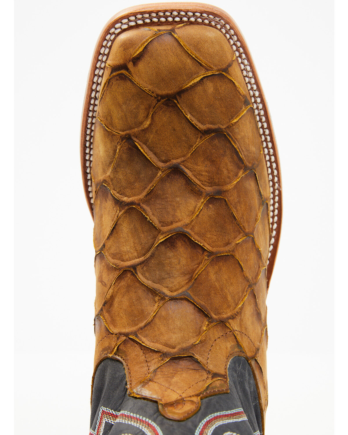 Image #6 - Horse Power Men's Honey Filet Of Fish Print Western Boots - Square Toe, Tan, hi-res
