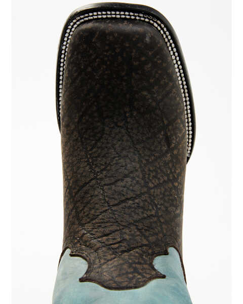 Image #6 - Ferrini Men's Acero Western Boots - Broad Square Toe, Black, hi-res