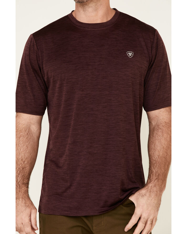 Ariat Men's Burgundy Eagle Charger Logo Graphic T-Shirt , Burgundy, hi-res