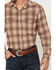 Image #3 - Cody James Black 1978® Men's Brenden Plaid Print Long Sleeve Button-Down Flannel Shirt, Tan, hi-res