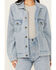 Image #3 - Show Me Your Mumu Women's Light Wash Embellished Dover Denim Jacket , Light Wash, hi-res