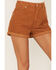 Rolla's Women's High Rise Corduroy Dusters Shorts , Tan, hi-res