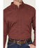 Image #3 - Ariat Men's FR Logan Geo Print Long Sleeve Button-Down Work Shirt, Burgundy, hi-res