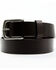 Image #1 - Hawx Men's Dark Brown Beveled Edge Leather Belt, Dark Brown, hi-res