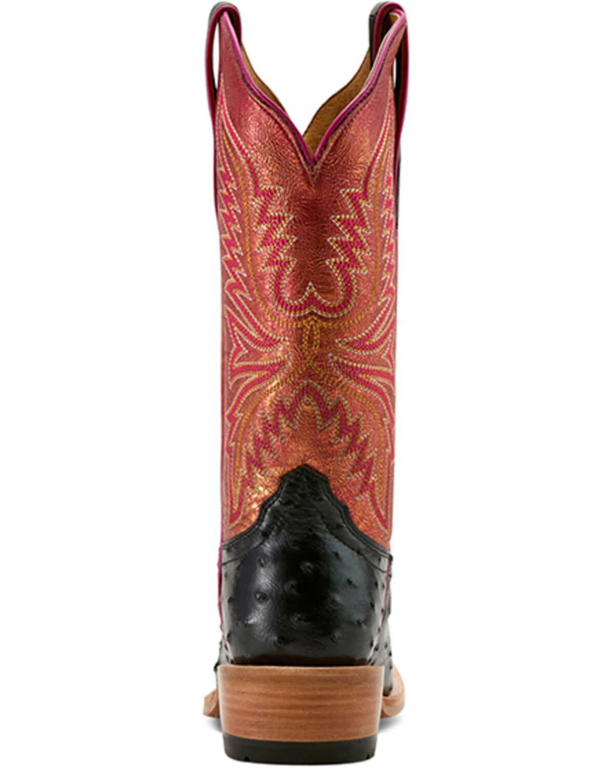 Image #3 - Ariat Women's Exotic Full Quill Ostrich Futurity Revival Western Boots - Square Toe, Black, hi-res