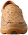 Twisted X Men's Ostrich Print Driving Shoes - Moc Toe, Brown, hi-res