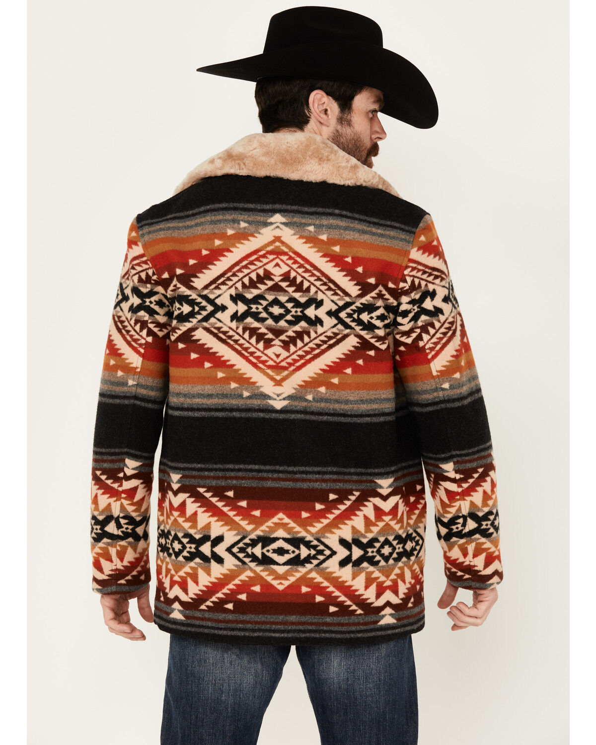 Image #4 - Pendleton Men's Multicolor Brownsville Button-Down Long Coat, , hi-res