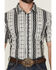 Image #3 - RANK 45® Men's Buffalo Southwestern Striped Print Short Sleeve Button-Down Stretch Western Shirt, White, hi-res
