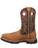 Dan Post Men's Storm's Eye Waterproof Western Work Boots, Brown, hi-res
