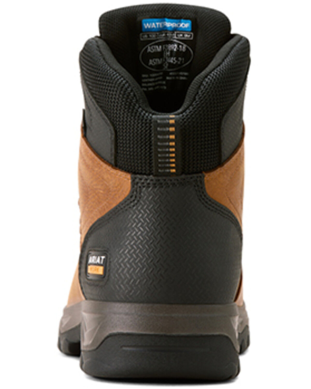 Image #3 - Ariat Men's Turbo Duratread XTR 6" Waterproof Work Boots - Soft Toe, Brown, hi-res