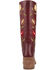 Image #6 - Dingo Women's Floral Bloom Fashion Boots - Round Toe, Burgundy, hi-res