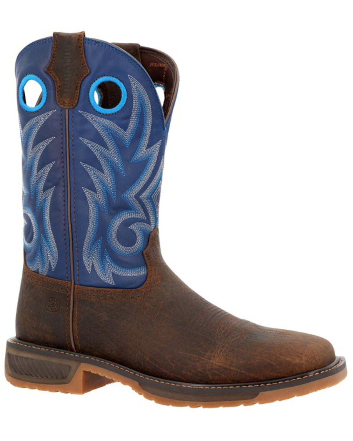 Image #1 - Durango Men's Workhorse Soft Pull On Western Work Boots - Square Toe, , hi-res