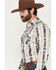 Image #2 - Rock & Roll Denim Men's Southwestern Stripe Print Long Sleeve Snap Stretch Western Shirt, Black, hi-res