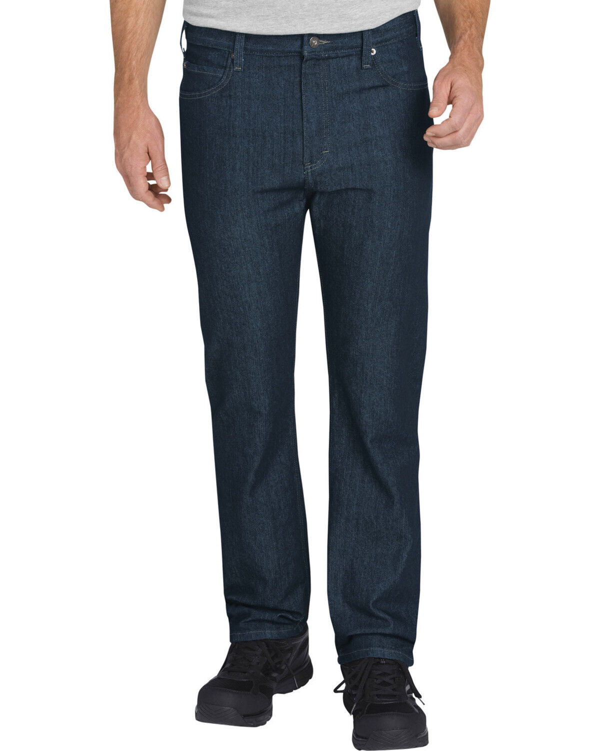 Image #2 - Dickies Men's Flex Regular Fit Tough Max Straight Jeans, Indigo, hi-res