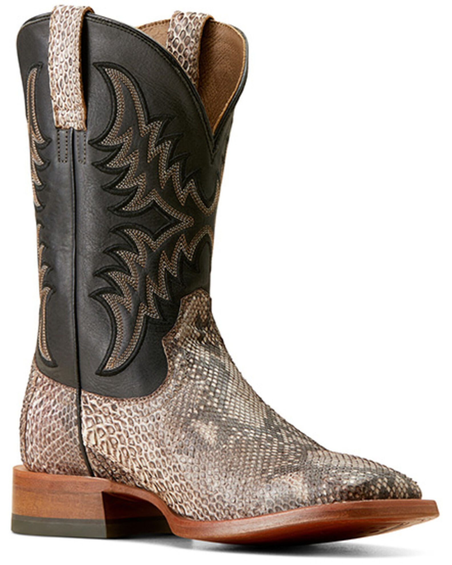 Ariat Men s Dry Gulch Exotic Python Western Boots Broad Square Toe Country Outfitter