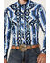 Image #3 - Rock & Roll Denim Men's Southwestern Print Long Sleeve Snap Stretch Western Shirt, , hi-res