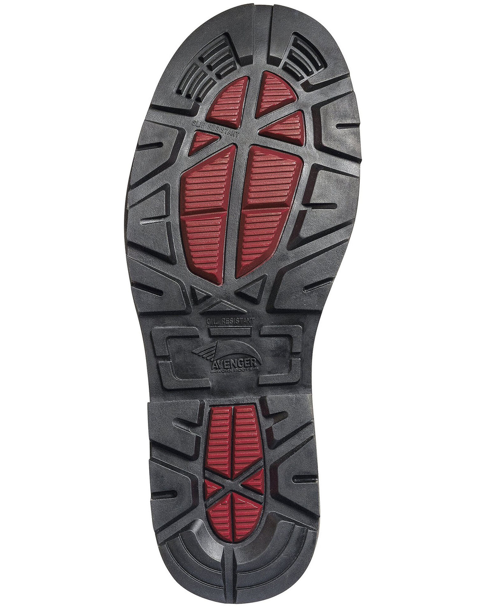 Image #7 - Avenger Men's AMAX 6" Work Boots - Carbon Toe, Black, hi-res