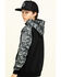 Ariat Boys' Digi Camo Patriot Hooded Sweatshirt , Grey, hi-res