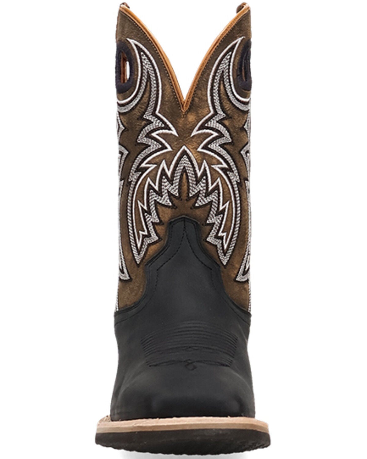 Image #4 - Dan Post Men's Royston Performance Western Boots - Broad Square Toe, Black, hi-res