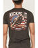 Image #4 - RANK 45&reg; Men's Kickin It Short Sleeve Graphic T-Shirt, Charcoal, hi-res