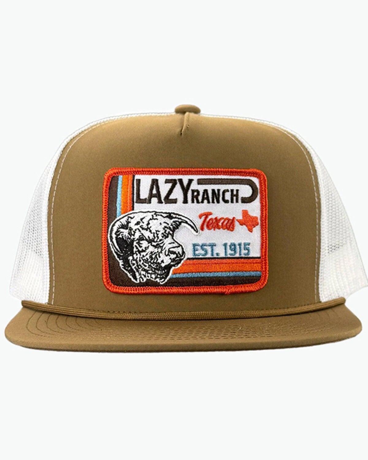Lazy J Ranchwear Men's Rio Grande Ball Cap, Tan, hi-res