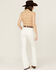 Image #4 - Wrangler Retro Women's Plaid Print Sleeveless Snap Western Shirt, Tan, hi-res