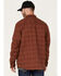 Image #4 - Hawx Men's Rugby Stripe Quilted Shirt Jacket, Red, hi-res