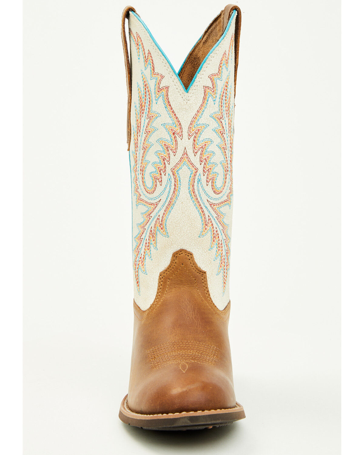 Image #4 - Ariat Women's Round Up StretchFit Performance Western Boots - Round Toe, Beige, hi-res