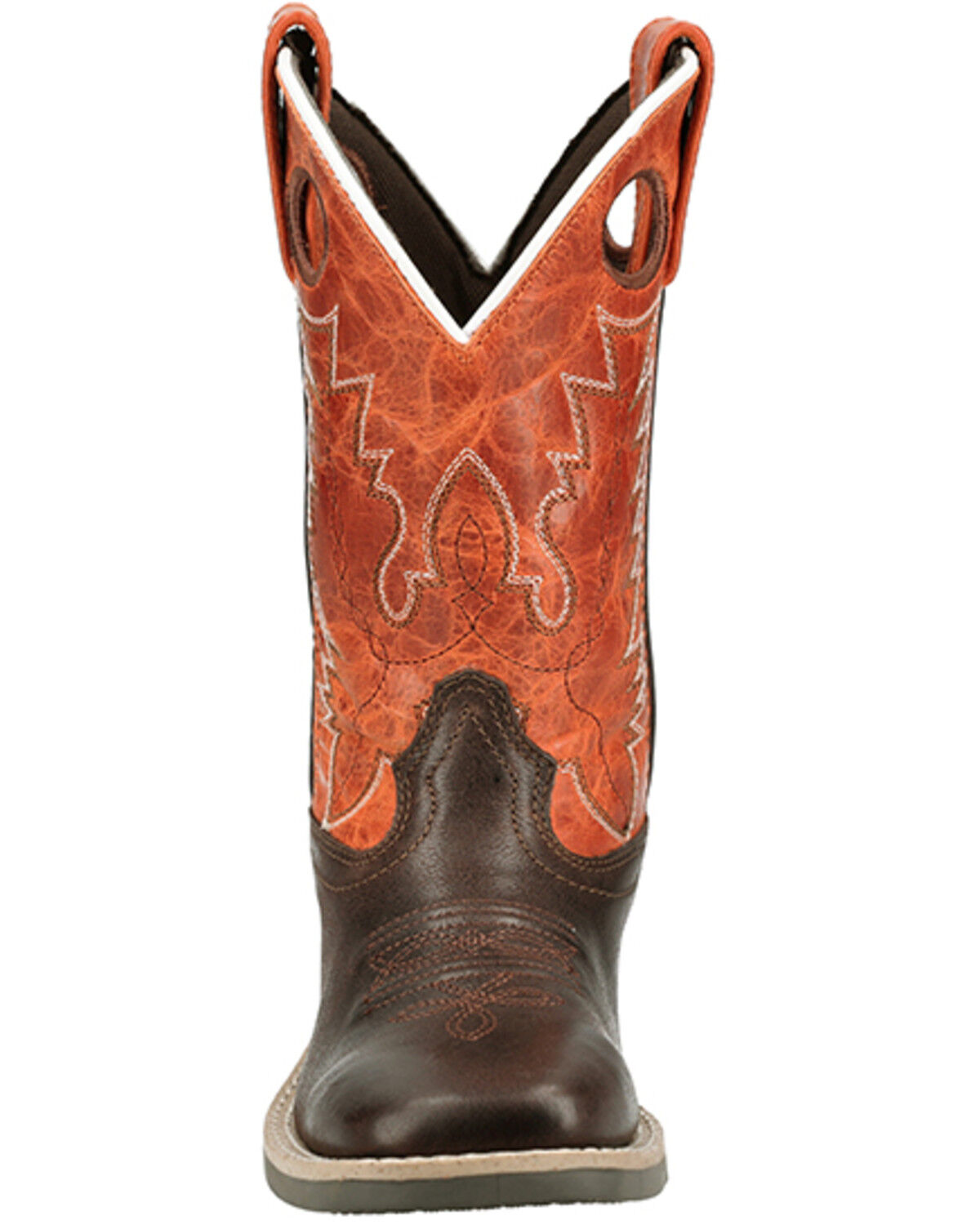 Image #4 - Smoky Mountain Boys' Dusty Western Boots - Broad Square Toe, Chocolate, hi-res