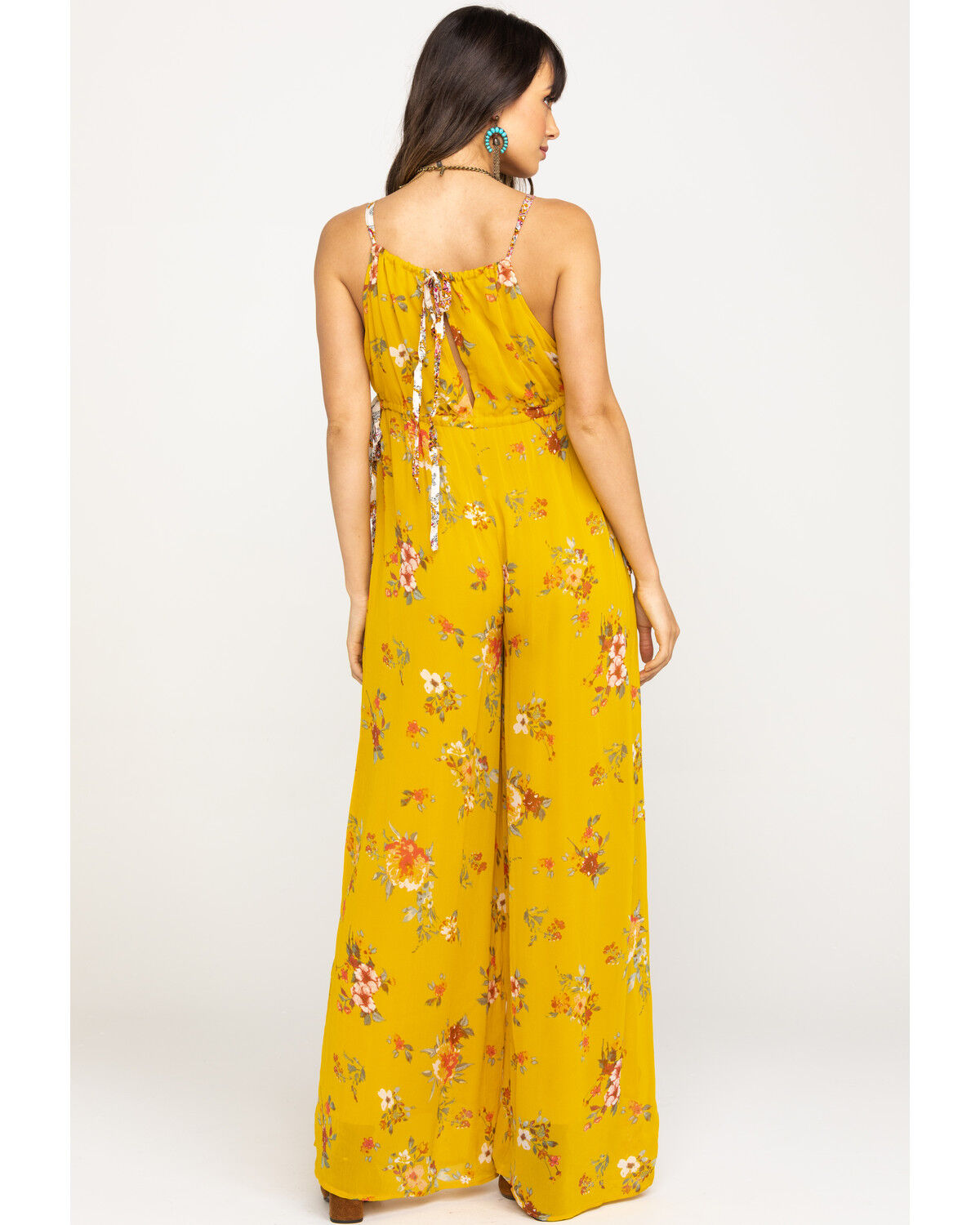 womens mustard jumpsuit