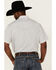 Image #4 - Rodeo Clothing Men's Diamond Geo Print Short Sleeve Snap Western Shirt , White, hi-res