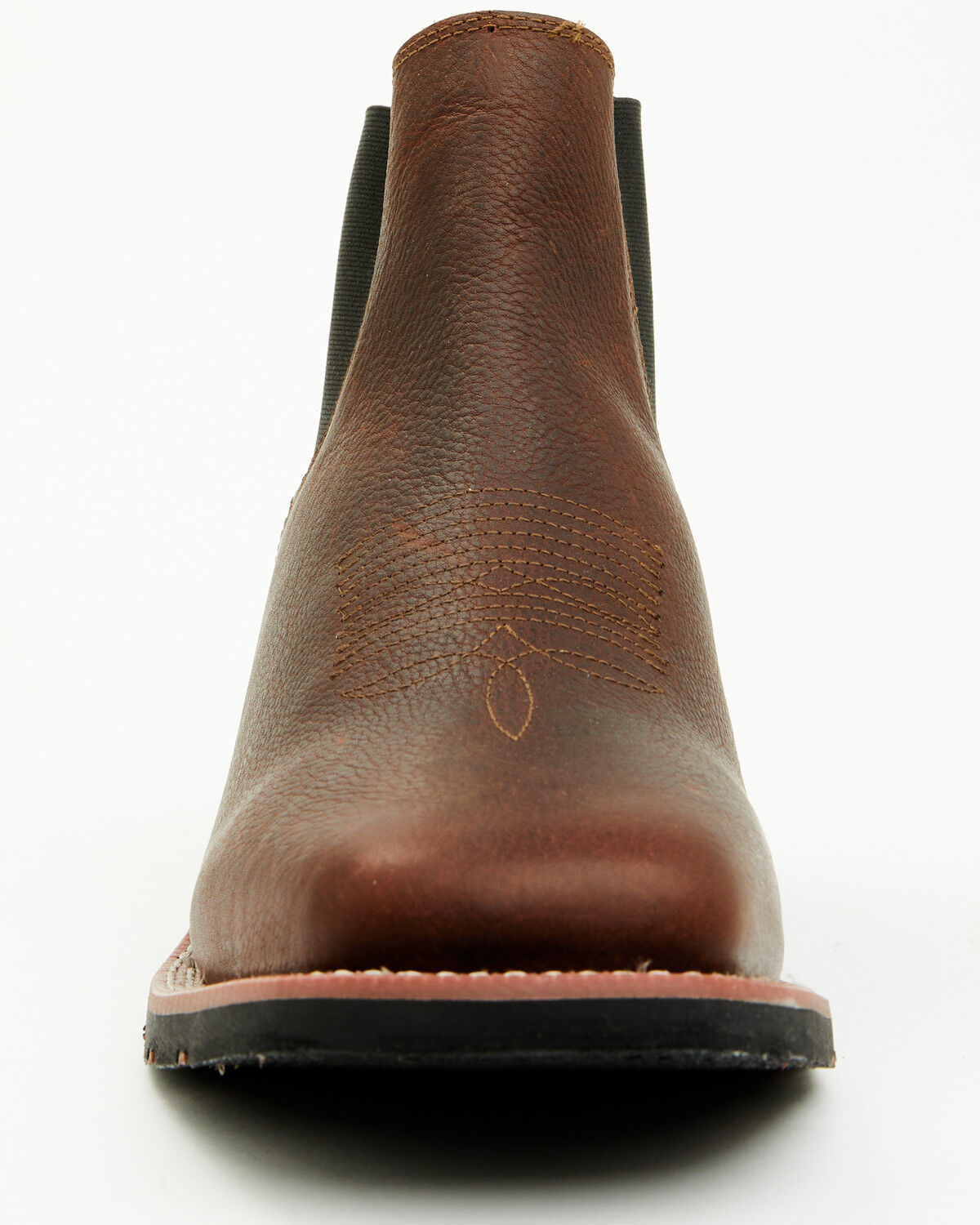 Image #4 - Laredo Men's Devin Chelsea Boots - Broad Square Toe, Dark Brown, hi-res