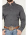 Image #3 - Cody James Men's San Juan Geo Print Long Sleeve Button-Down Stretch Western Shirt, Steel Blue, hi-res