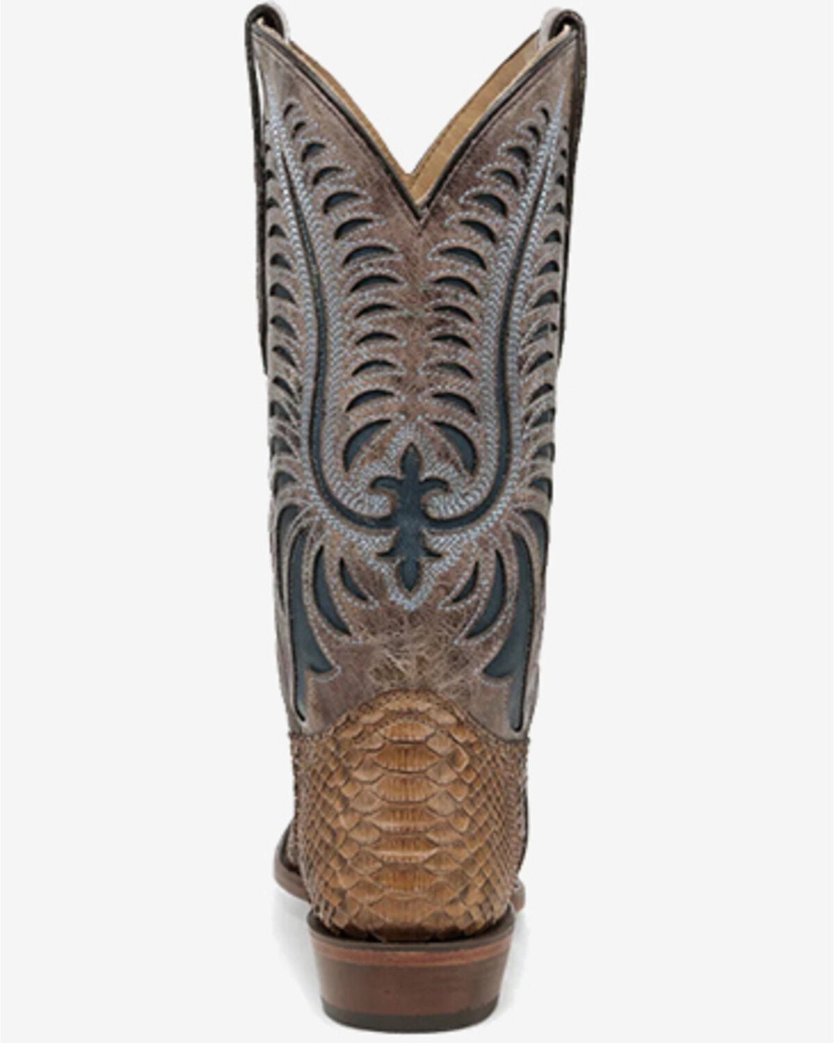 Image #4 - Corral Men's Exotic Python Western Boots - Snip Toe, Honey, hi-res