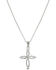 Montana Silversmiths Women's Silver Tangled Arms Cross Necklace , Silver, hi-res