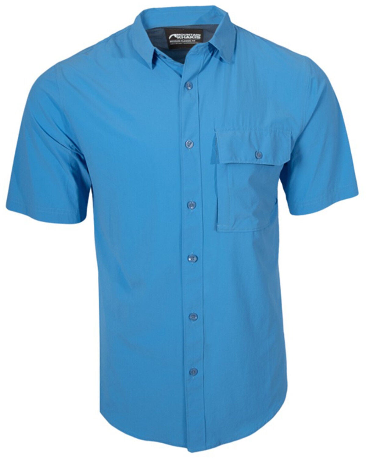 Mountain Khakis Men's Rivers Short Sleeve Woven Shirt, Blue, hi-res