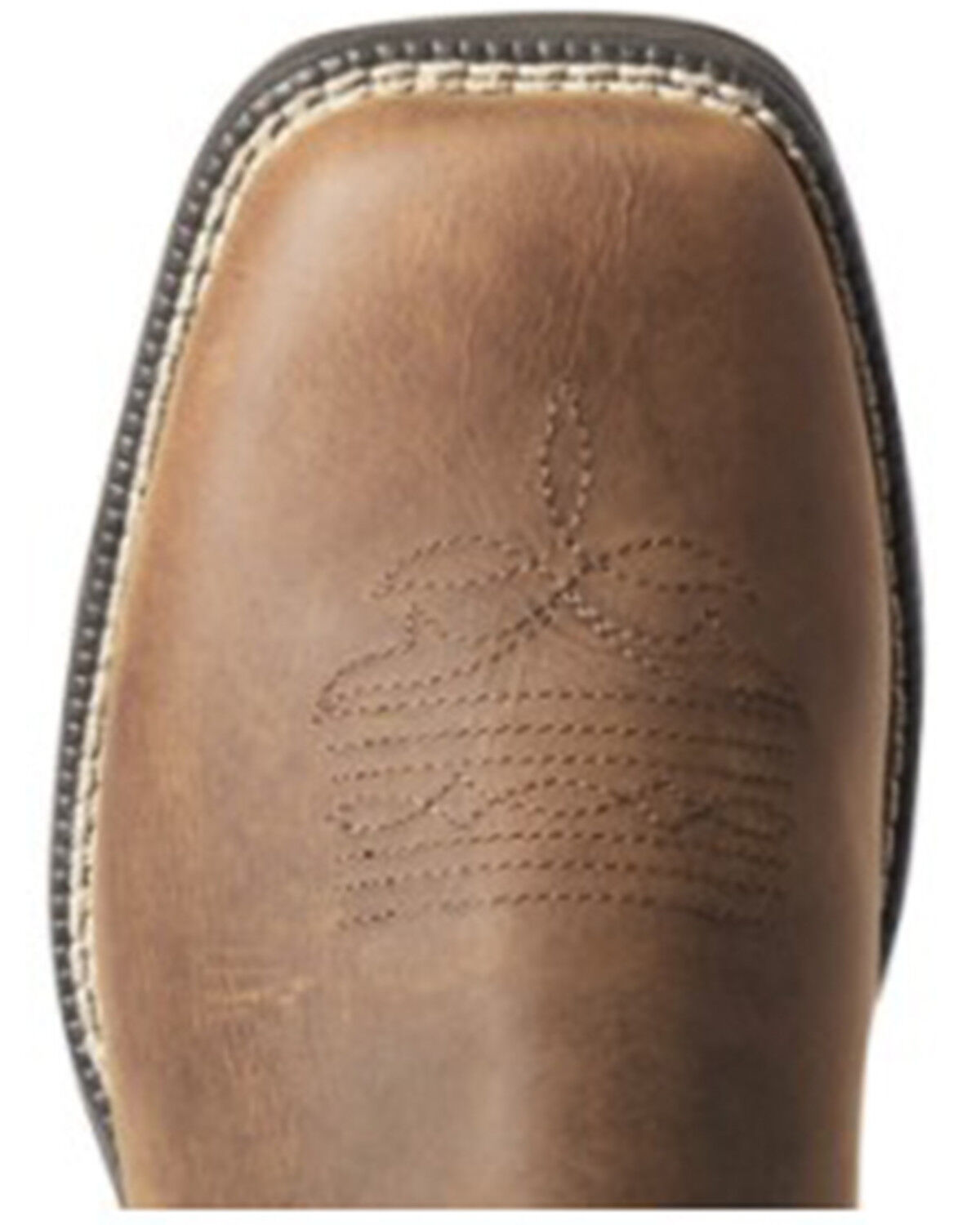 Image #4 - Ariat Women's Distressed Brown Anthem Shortie II H20 Full-Grain Western Boot - Square Toe, Brown, hi-res
