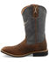 Image #3 - Twisted X Boys' Top Hand Western Boots - Broad Square Toe , Brown/blue, hi-res