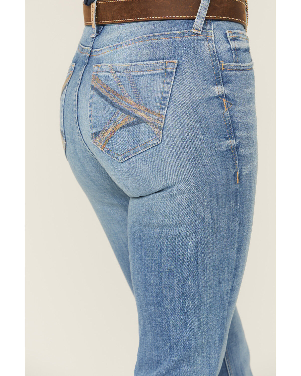 Image #4 - Ariat Women's Medium Wash Alice Slim Trouser Denim Jeans, Medium Wash, hi-res