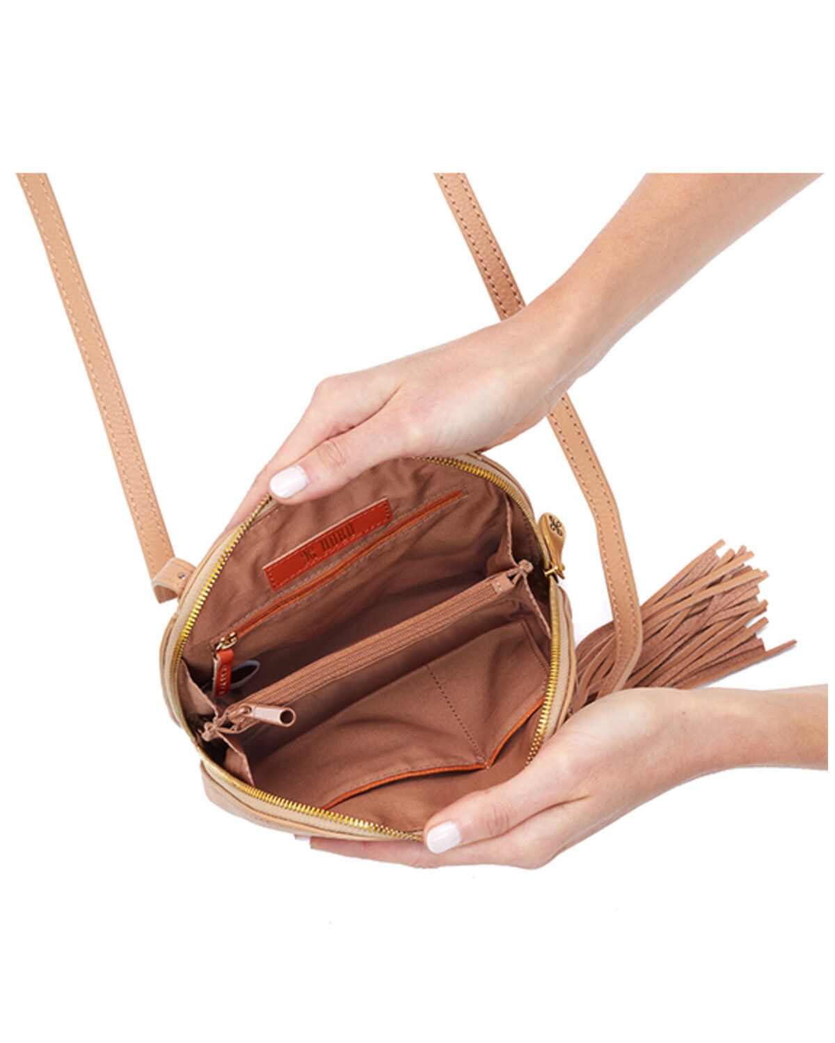 Image #3 - Hobo Women's Small Nash Crossbody, Brown, hi-res