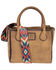 Image #2 - STS Ranchwear By Carroll Women's Baroness Basic Bliss Satchel Crossbody Bag, Brown, hi-res
