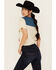 Image #4 - Idyllwind Women's Chasing The Dream Cropped Football Short Sleeve Tee, Nude, hi-res