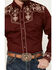 Image #3 - Rodeo Clothing Men's Embroidered Yoke Long Sleeve Pearl Snap Western Shirt, , hi-res